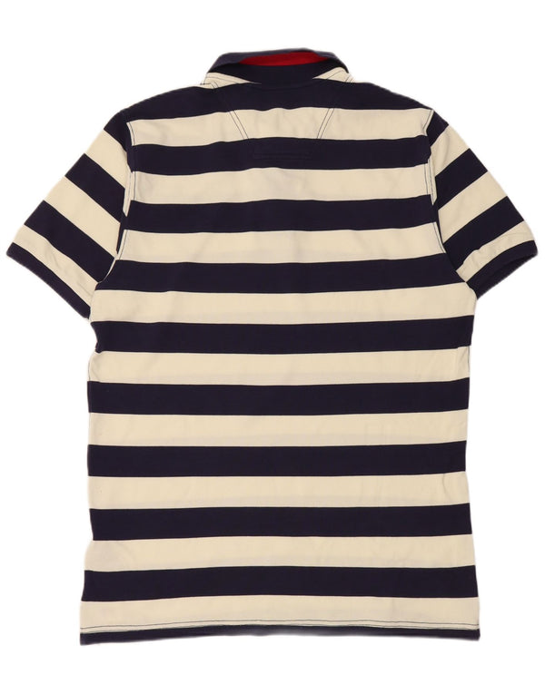Joules Ανδρικό κοντό μανίκι Classic Fit Polo πουκάμισο μεγάλο Navy μπλε ριγέ