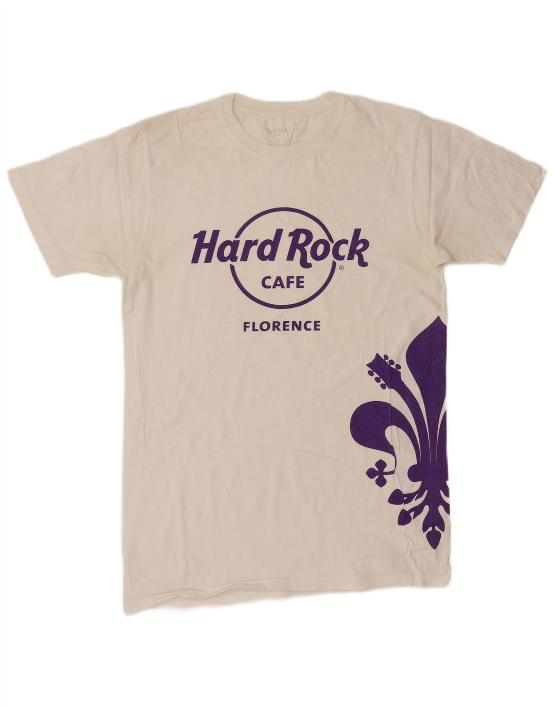 HARD ROCK CAFE Ανδρικό γραφικό μπλουζάκι Florence Top Small White Paisley