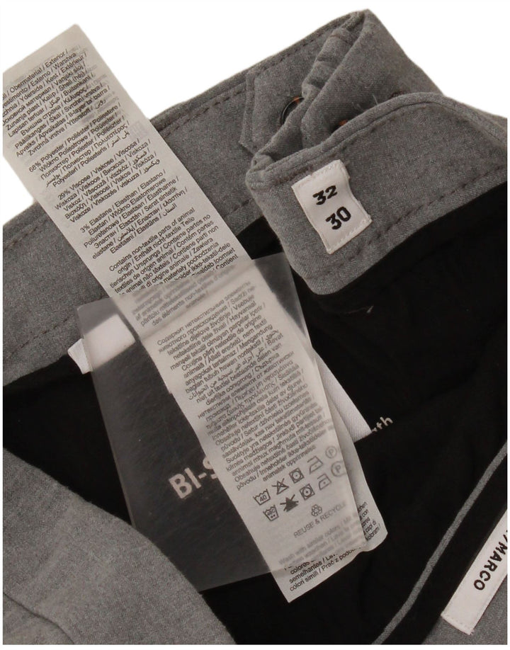 Jack & Jones Ανδρικό παντελόνι Chino Marco Slim Fit W32 L30 Grey Polyester