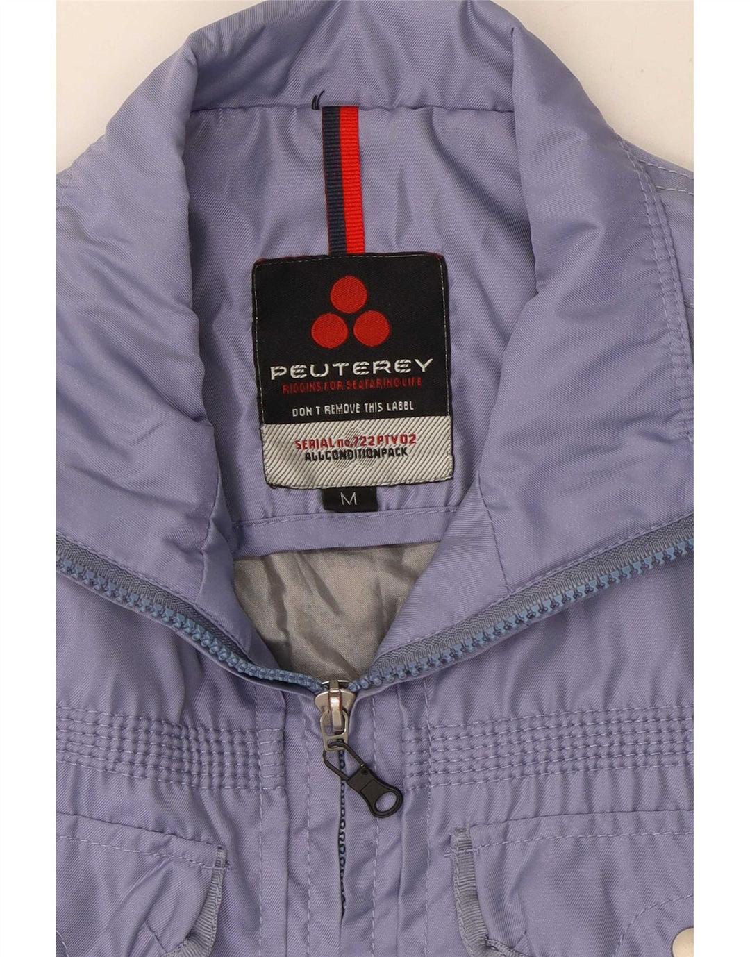 PEUTEREY Γυναικείο Utility Jacket UK 12 Medium Purple Nylon