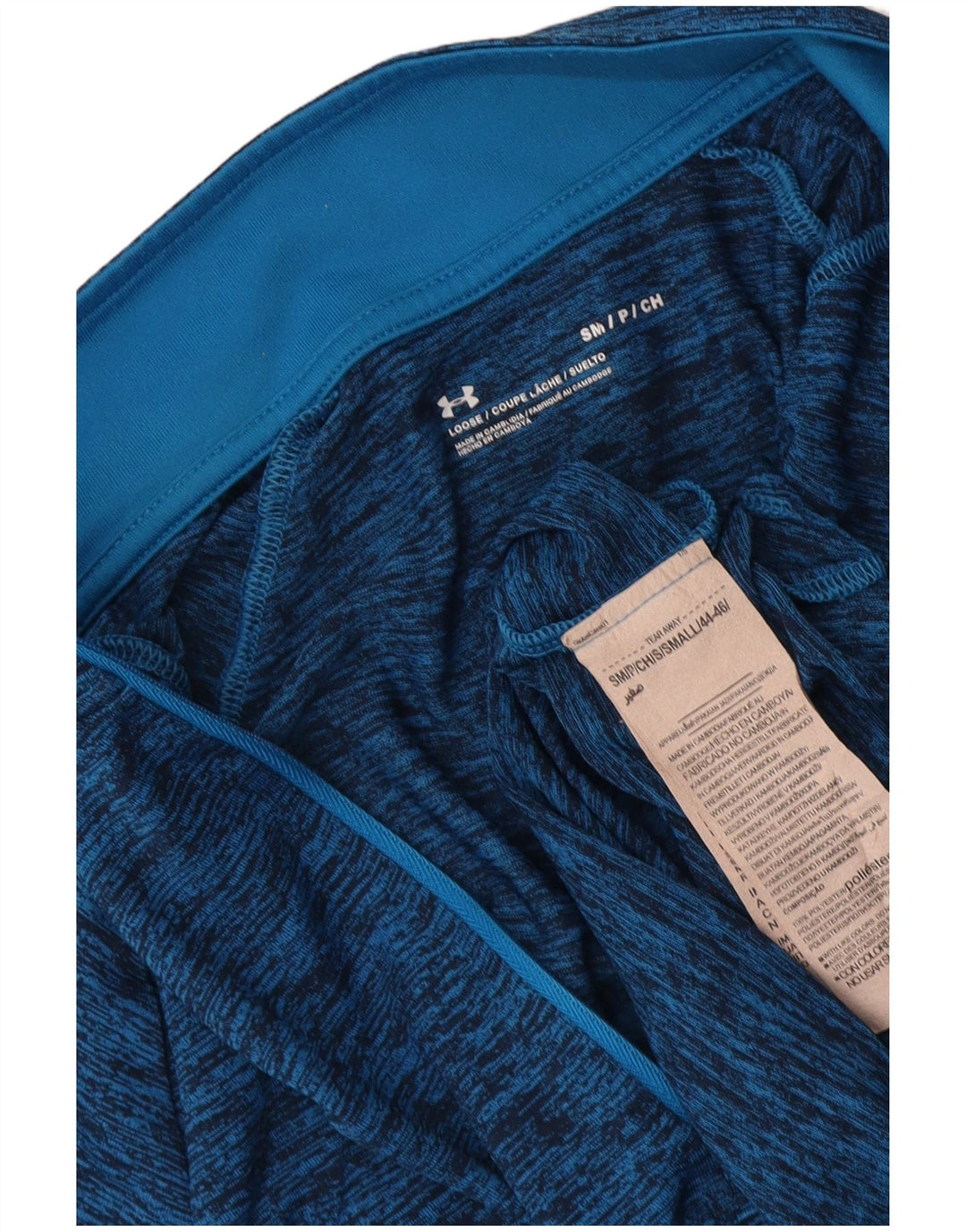 Ανδρική φόρμα πουλόβερ με φερμουάρ Under Armour Top Small Blue Flecked