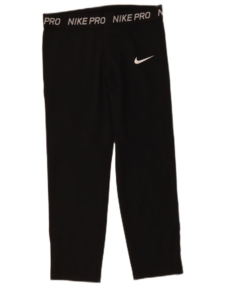 Γραφικό κολάν NIKE Girls Dri Fit 13-14 ετών XL Μαύρο