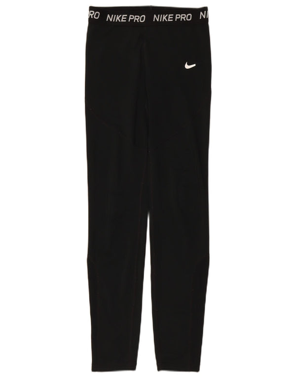 Γραφικό κολάν NIKE Girls Dri Fit 13-14 ετών XL μαύρο πολυεστέρα
