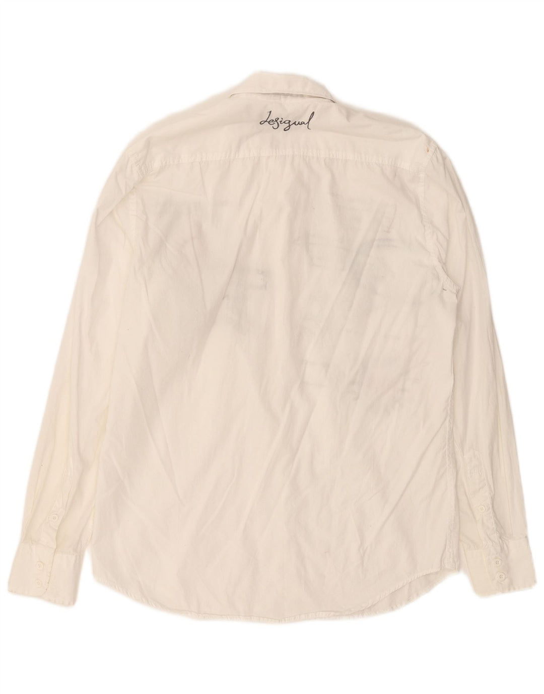 Ανδρικό γραφικό πουκάμισο DESIGUAL, μεσαίο λευκό
