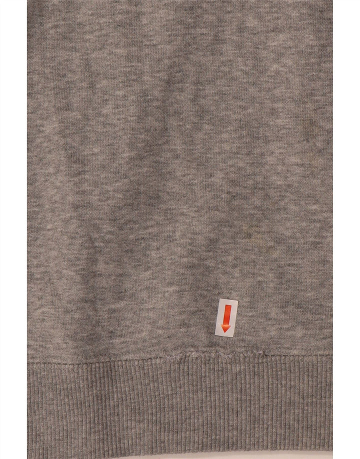 Γυναικείο γραφικό φούτερ Puma Jumper UK 12 Βαμβακερό μεσαίο γκρι