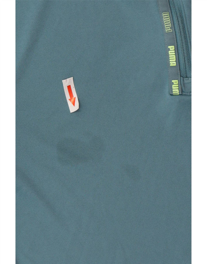 Puma Boys αθλητική φόρμα πουλόβερ με φερμουάρ 13-14 ετών μπλε πολυεστέρα