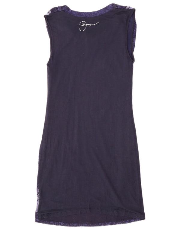Desigual γυναικείο φόρεμα με θήκη UK 18 XL Navy Blue Paisley