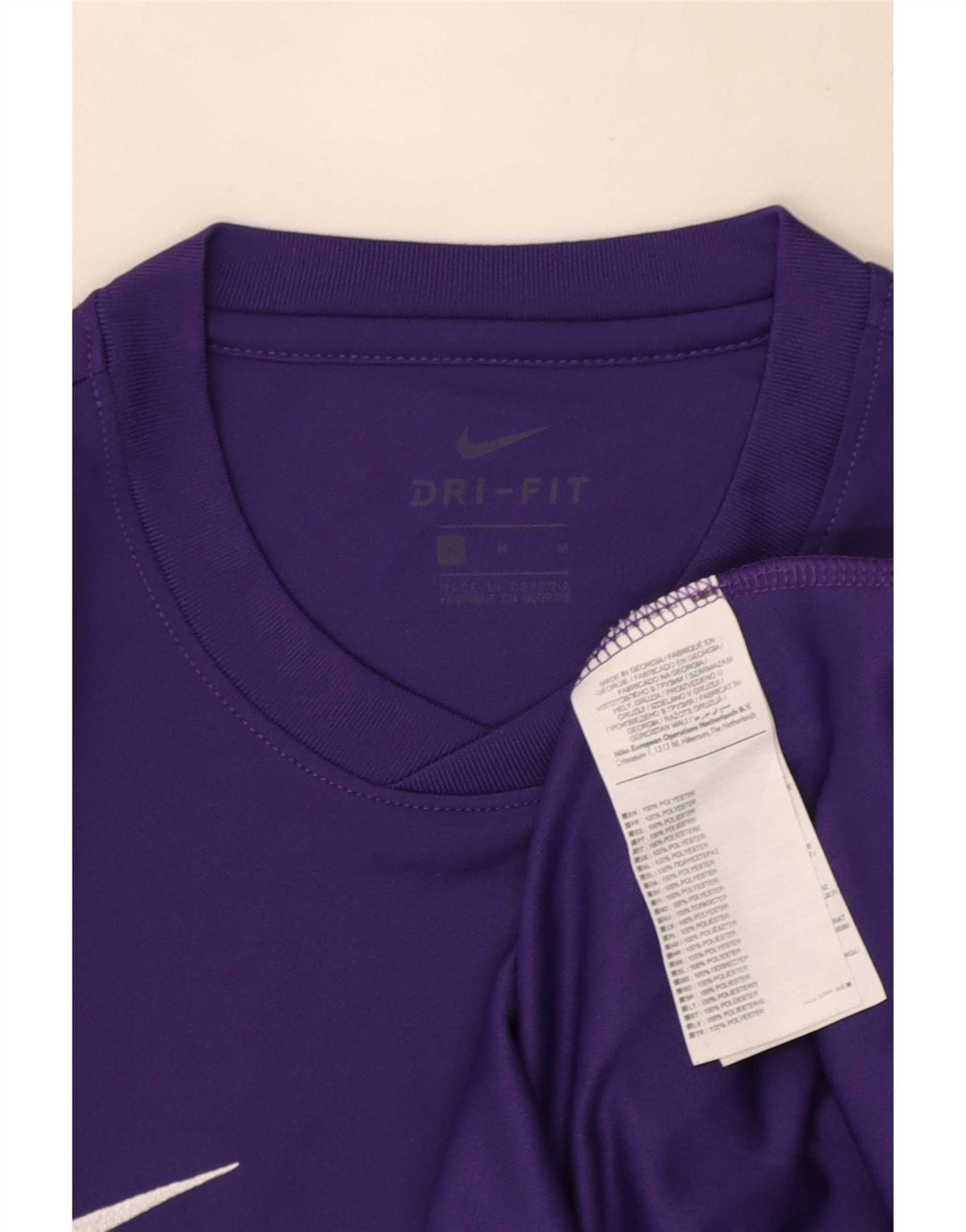 Ανδρικό T-Shirt Nike Dri Fit Τοπ μεσαίου μωβ πολυεστέρας