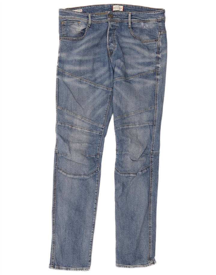Jack & Jones Ανδρικό Τζιν GLENN Slim W36 L34 Μπλε βαμβακερό