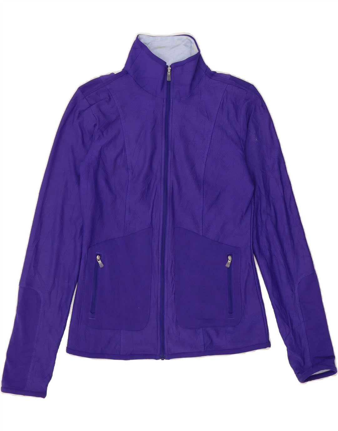 ADIDAS Womens Climalite Tracksuit Top Jacket UK 10 Small Purple Polyester Vintage Adidas and Second-Hand Adidas from Messina Hembry 