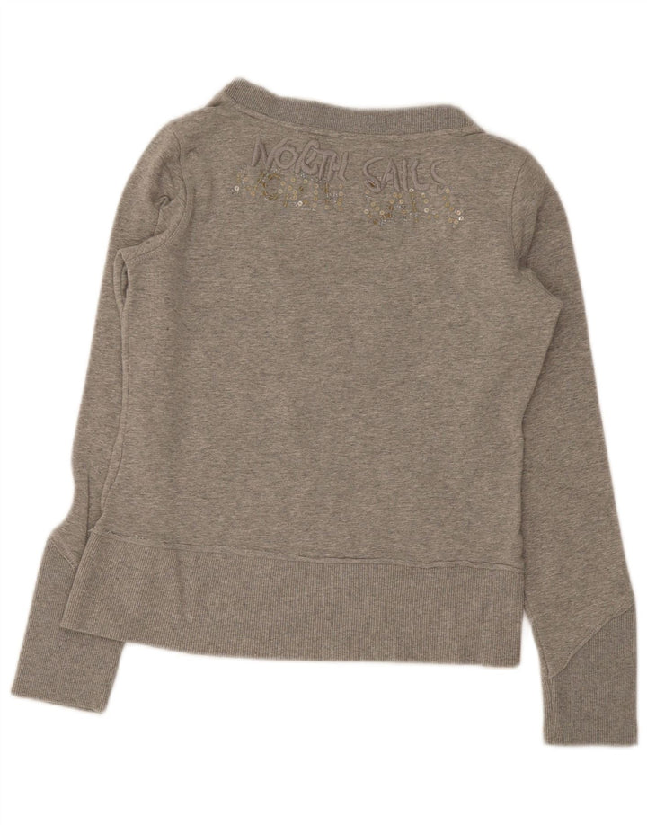 Γυναικεία γραφική φούτερ North Sails Jumper UK 10 Small Grey Cotton