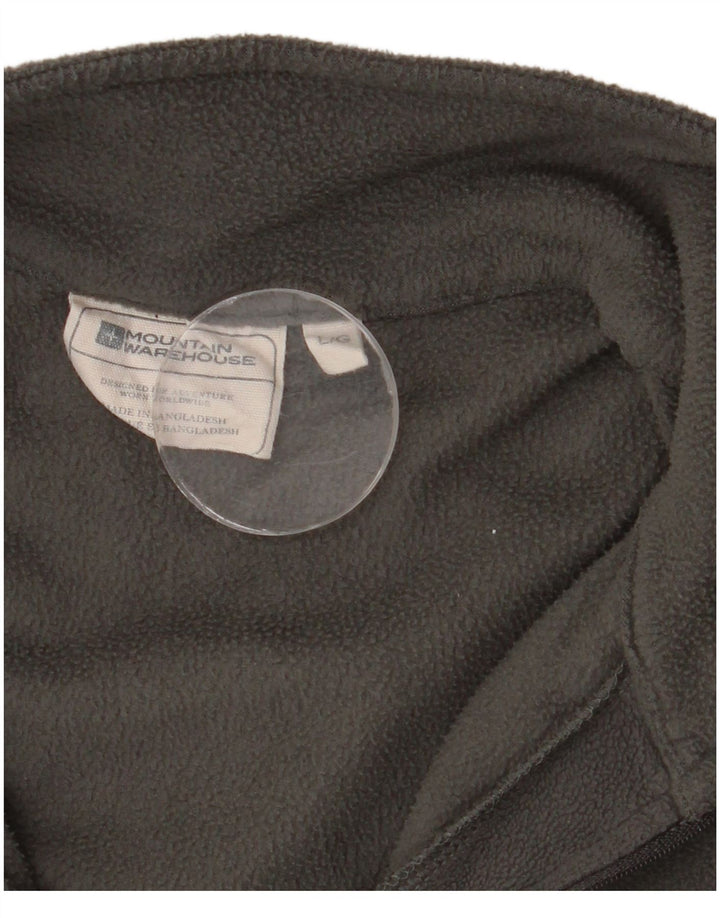 MOUNTAIN WAREHOUSE Ανδρικό φερμουάρ Fleece Jumper Μεγάλο Γκρι Πολυεστέρας