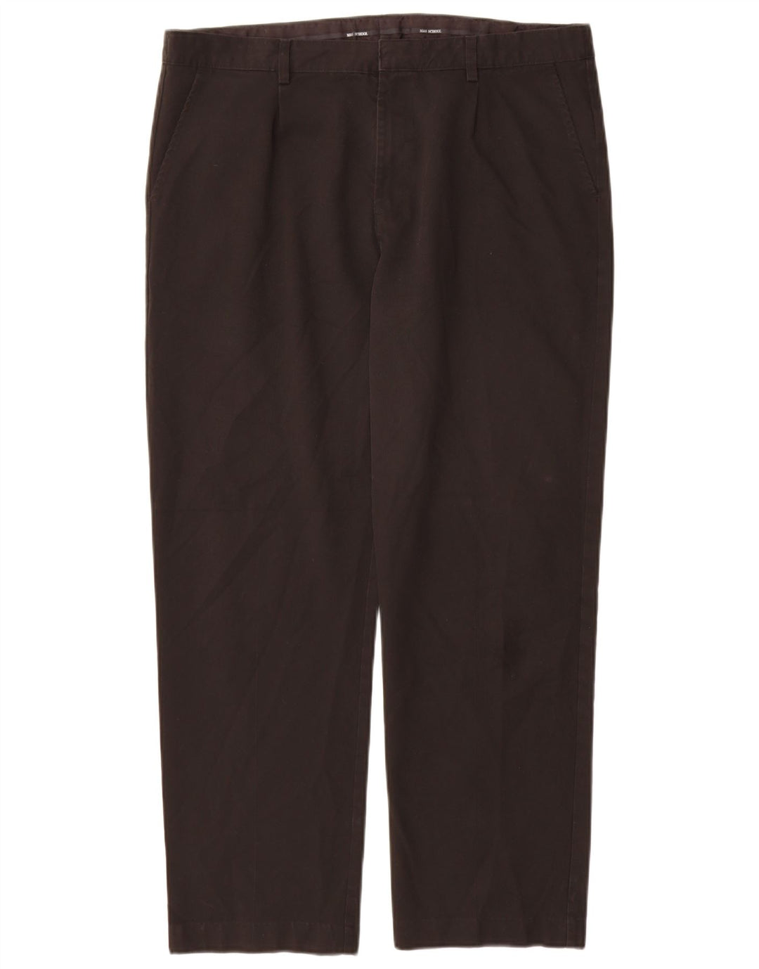 Marks & Spencer Ανδρικό ίσιο παντελόνι Chino W36 L29 Μαύρο πολυεστέρα