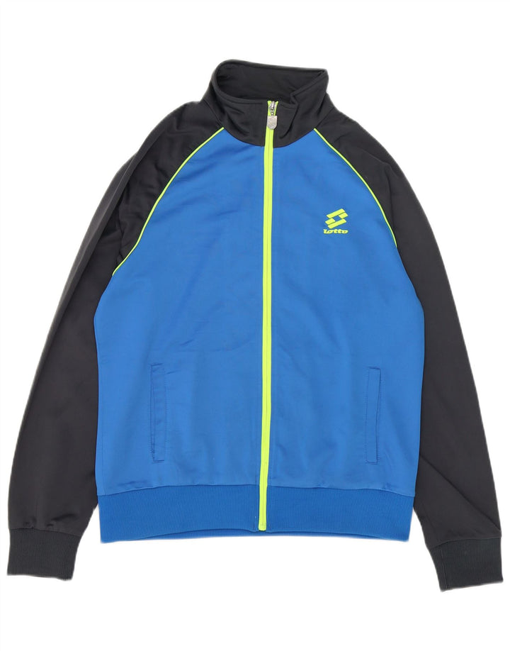 Ανδρική αθλητική φόρμα Lotto Top Jacket μεσαίου μπλε χρώματος