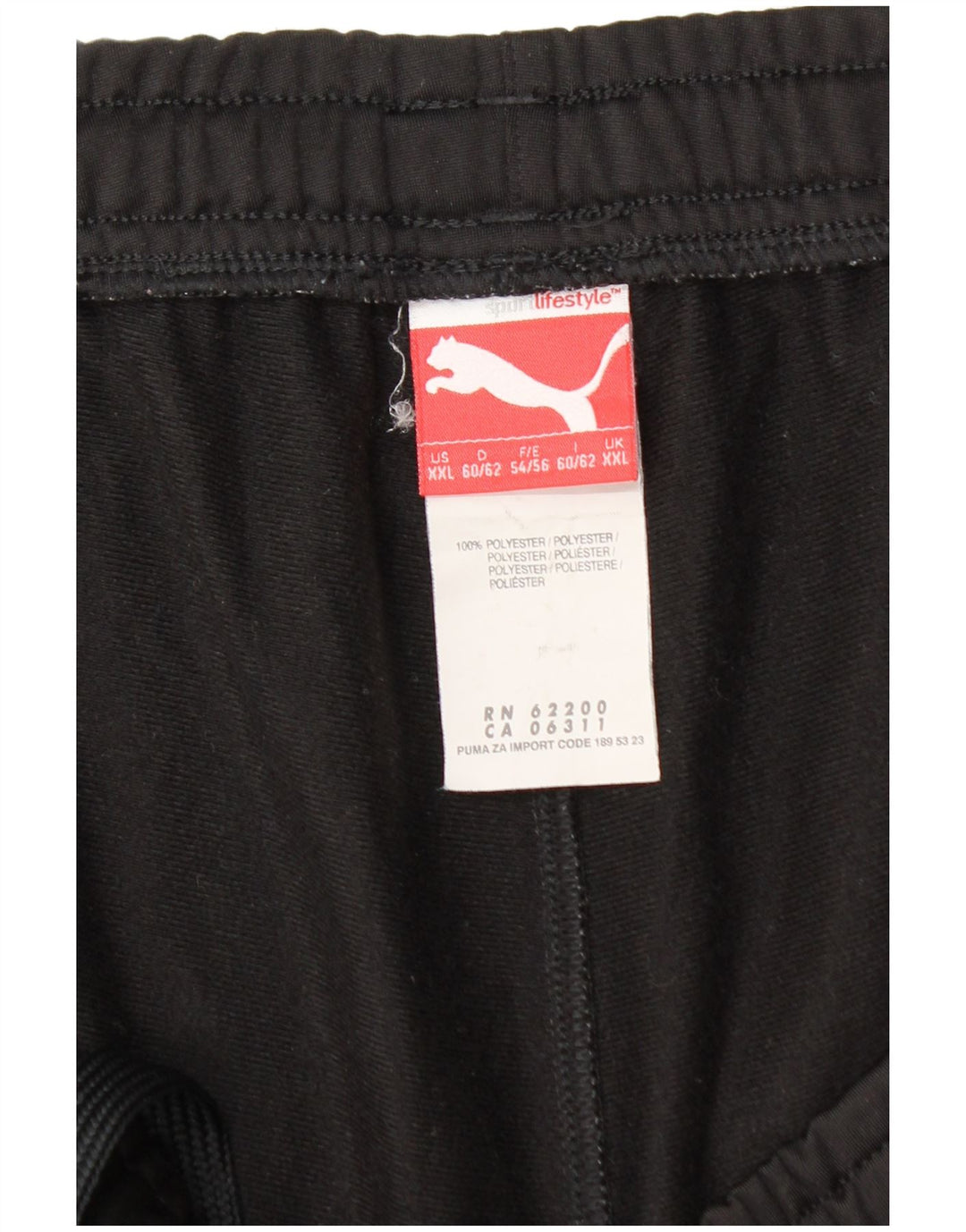 Ανδρική φόρμα Puma Παντελόνι 2XL Μαύρο Πολυεστέρα