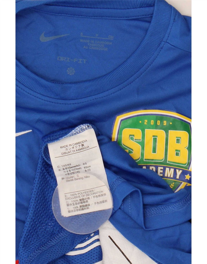Μπλουζάκι Nike Boys Dri Fit Graphic T-shirt 8-9 ετών μικρό μπλε πολυεστέρα