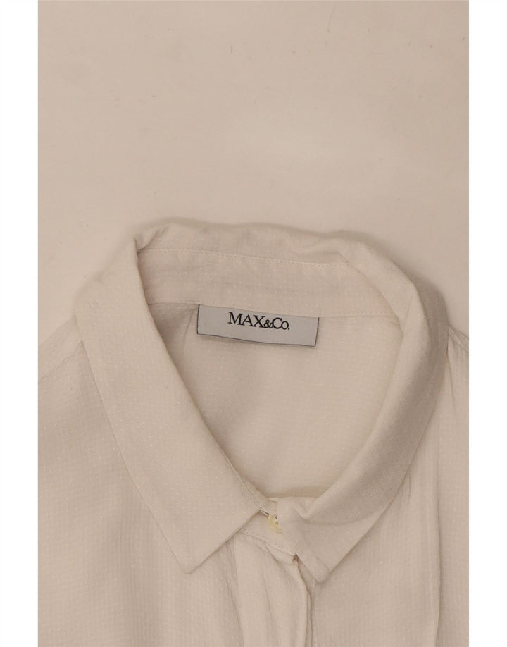 Max & Co. Γυναικείο πουκάμισο Crop UK 10 Small White Spotted
