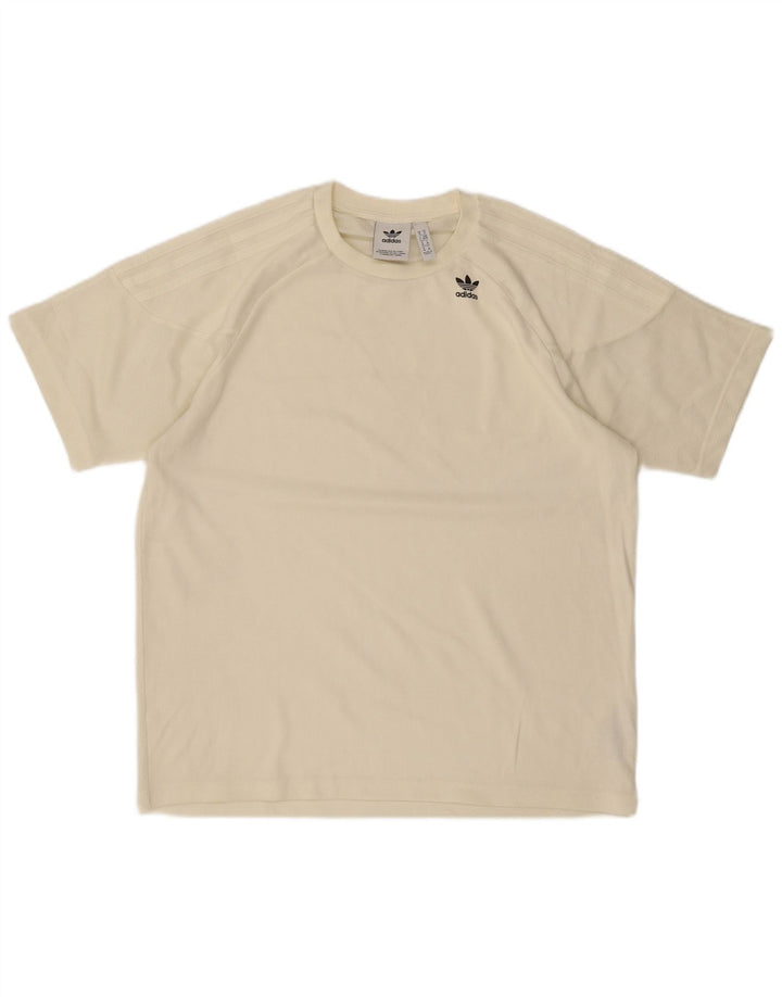 Ανδρικό T-Shirt Adidas Top Βαμβακερό μεσαίο σε λευκό