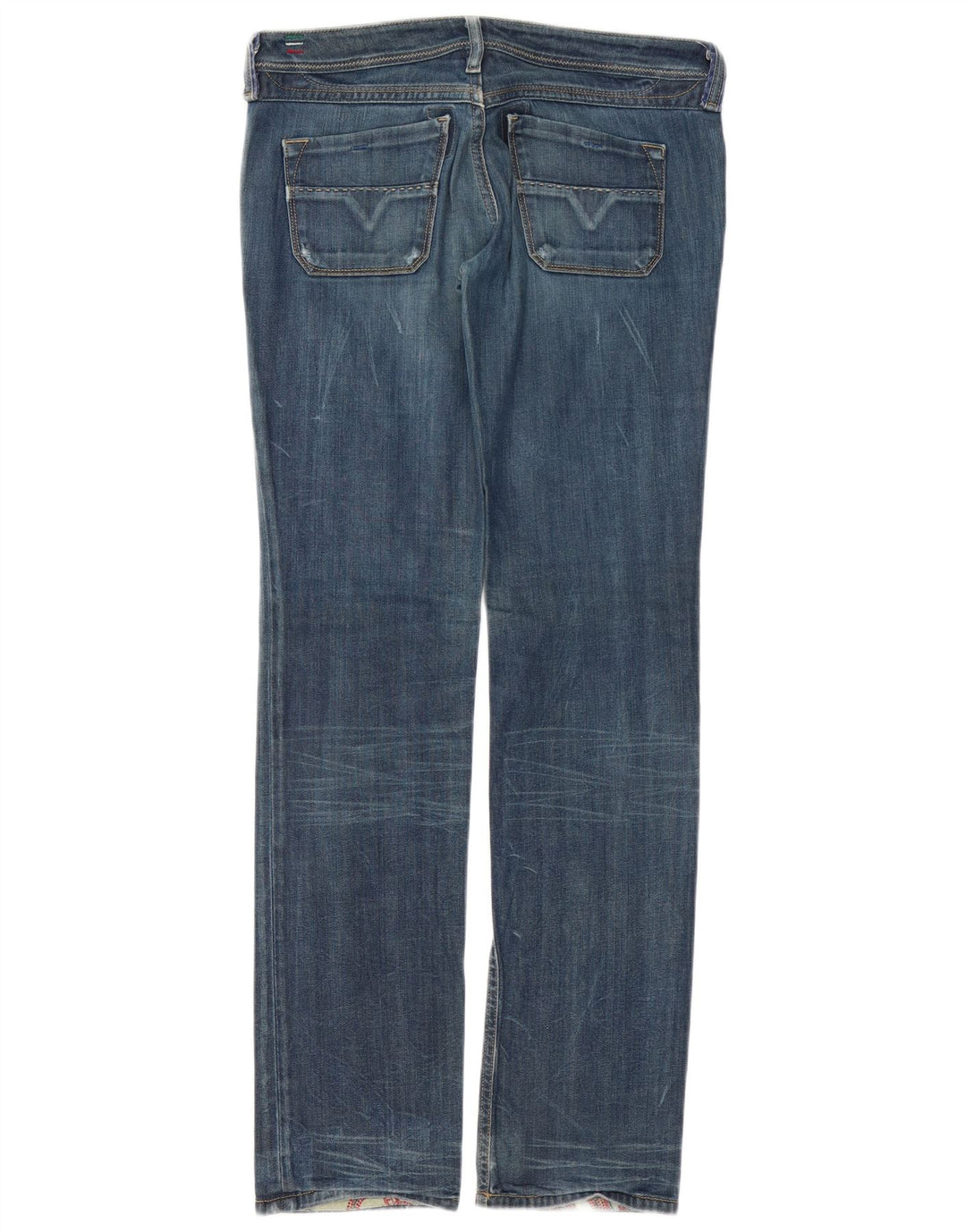 DIESEL Γυναικείο Lowky Straight Jeans W30 L34 Μπλε βαμβακερό