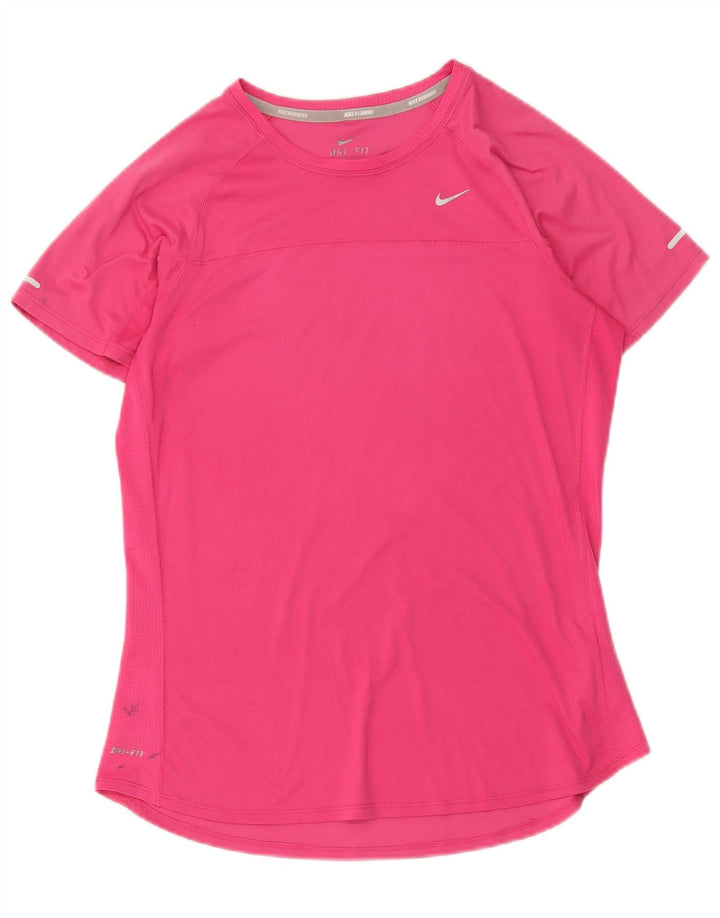 Γυναικείο T-shirt Nike Dri Fit Top UK 14 Medium Pink Polyester