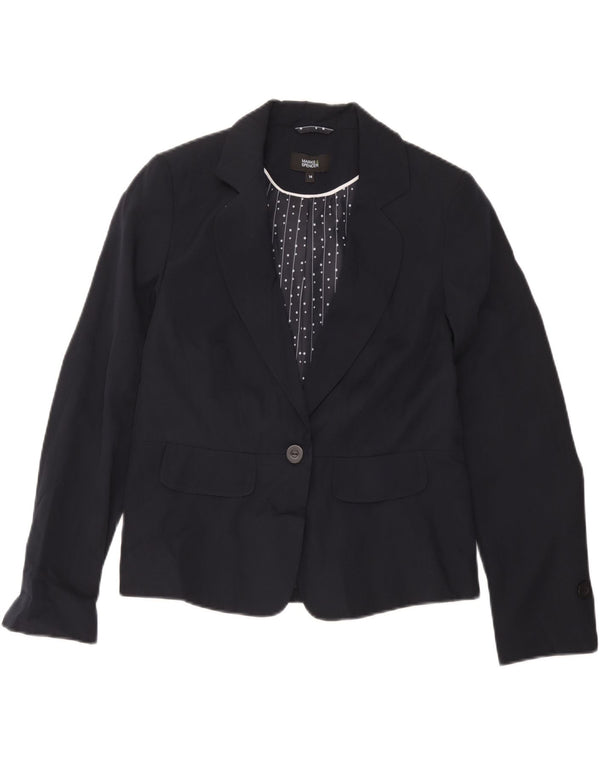 Marks & Spencer Γυναικείο σακάκι UK 14 Medium Navy Blue ριγέ