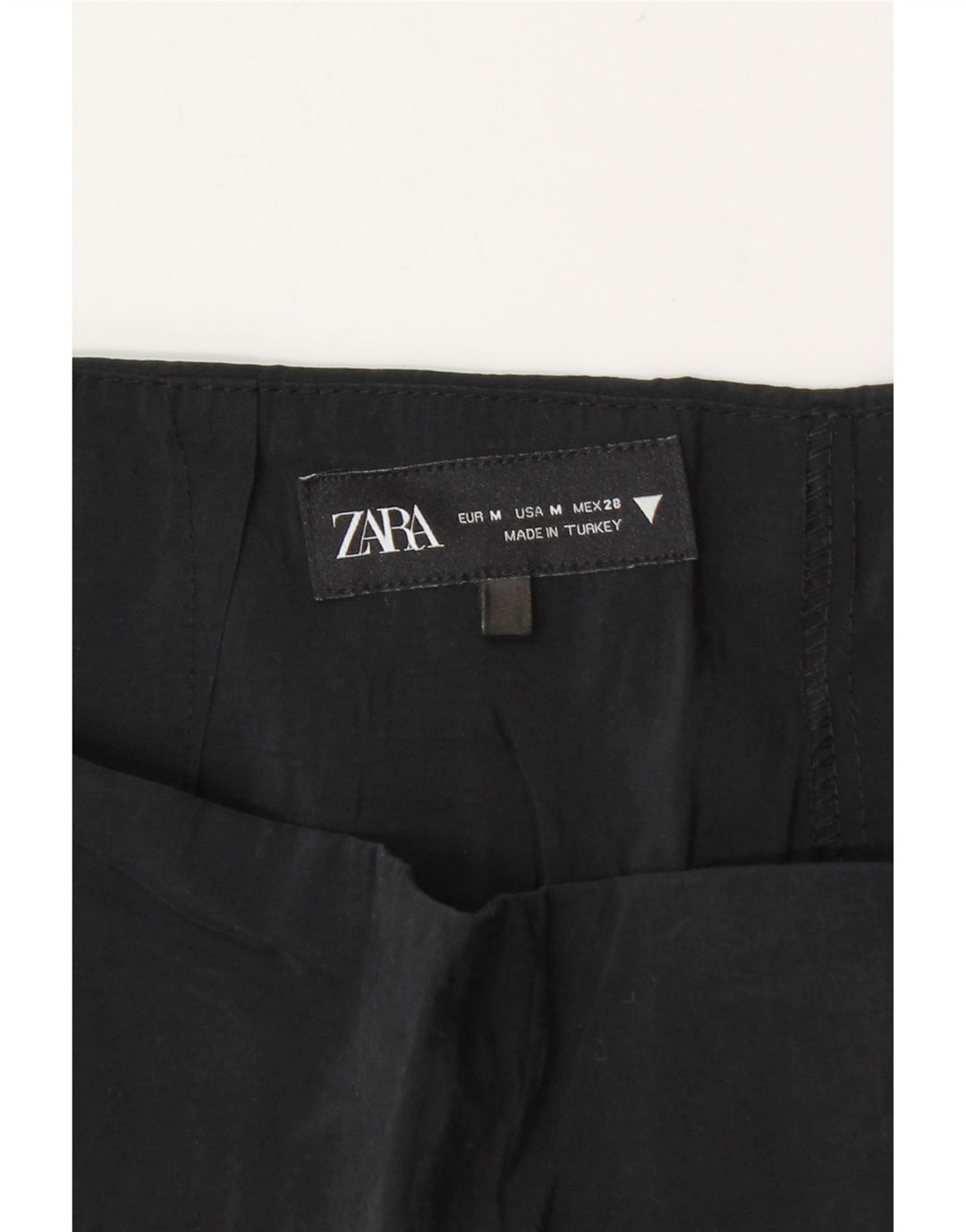 ZARA Γυναικείο Mini Skort UK 12 Medium Black
