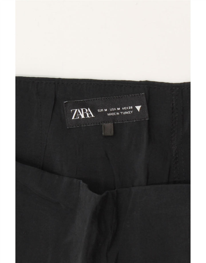 ZARA Γυναικείο Mini Skort UK 12 Medium Black