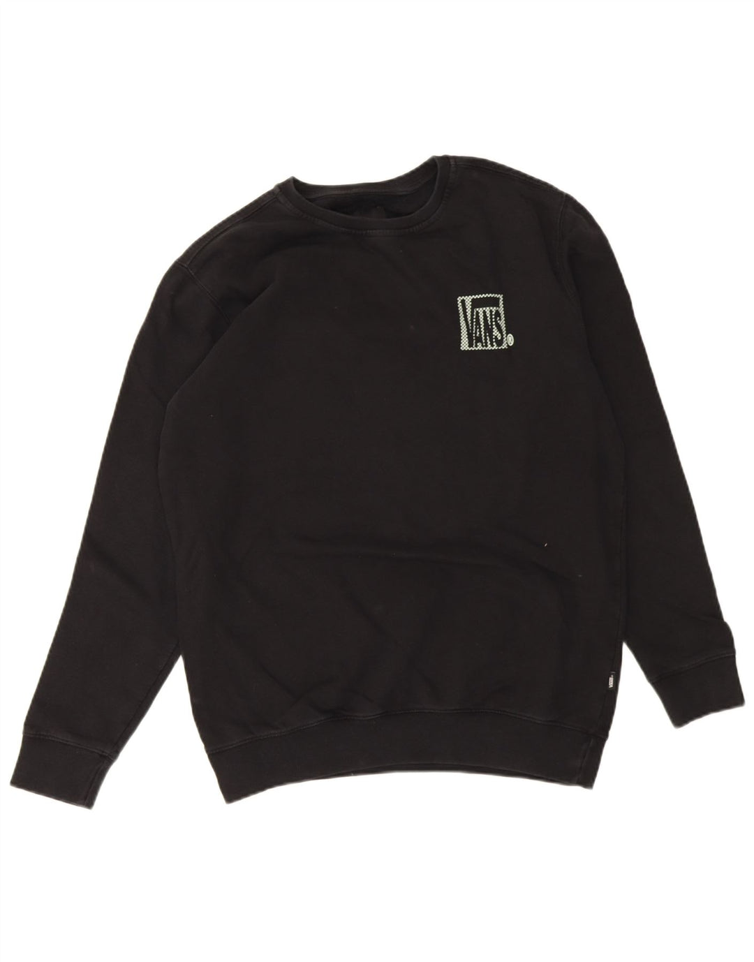 Ανδρικό γραφικό φούτερ Vans Jumper μεγάλο μαύρο βαμβακερό