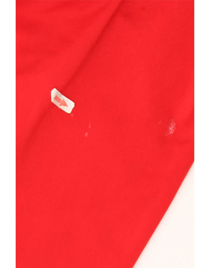 Γυναικεία αθλητική φόρμα Adidas Παντελόνι UK 12 Medium Red Polyester