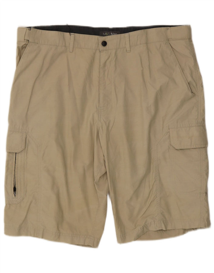 Ανδρικό σορτς Cargo Marks & Spencer W38 XL Beige