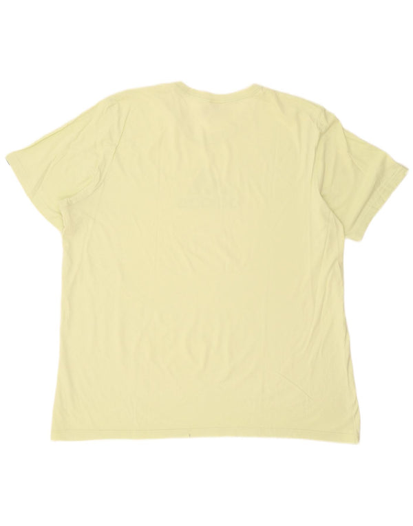 Ανδρικό γραφικό T-Shirt Adidas Top 2XL Κίτρινο βαμβακερό