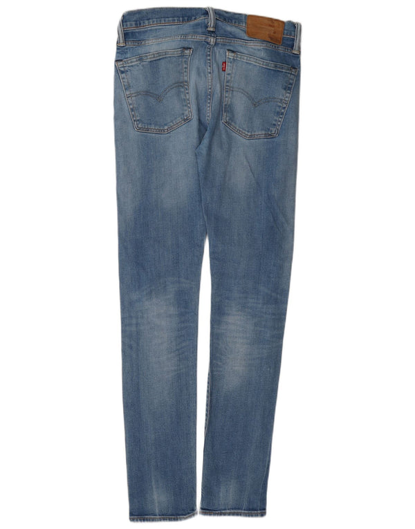 Levi's Womens 510 Skinny Jeans W30 L34 Blue Cotton