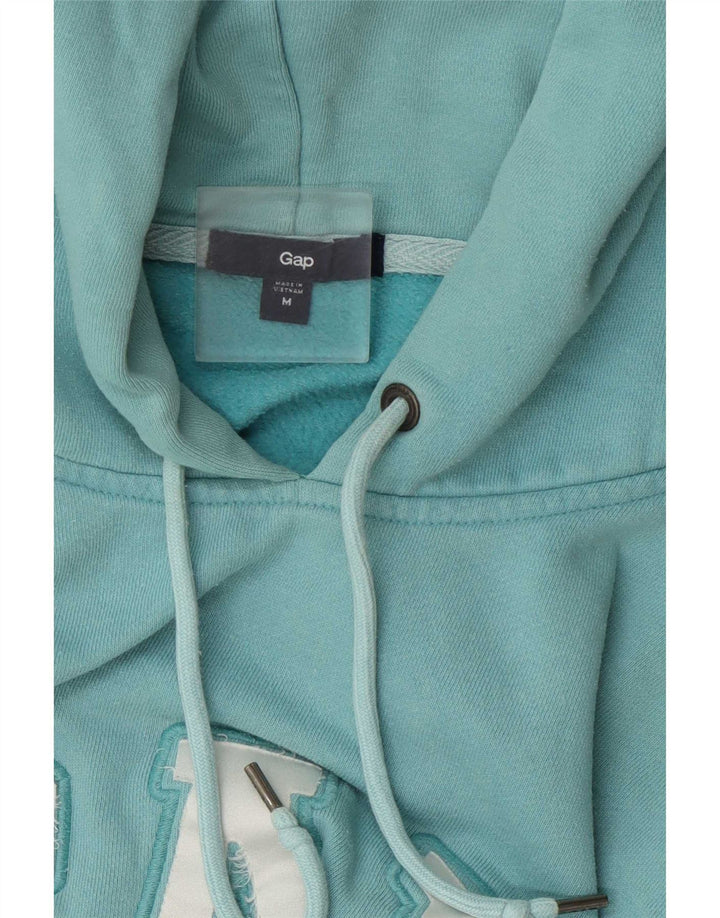Gap Womens Graphic Regular Fit Jumper UK 12 Medium Blue