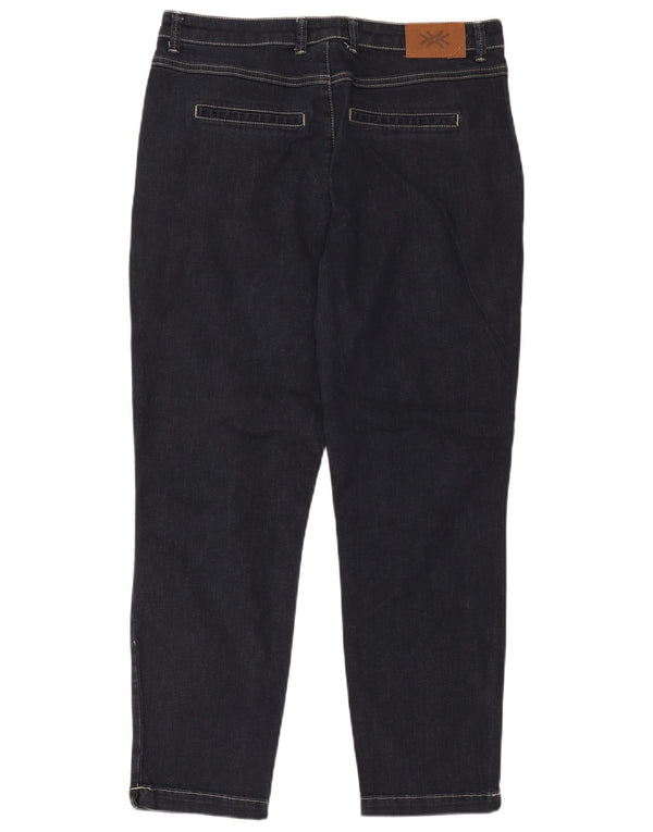 Γυναικεία Benetton Scarlett-Chino Tapered Jeans W34 L27 Navy Blue