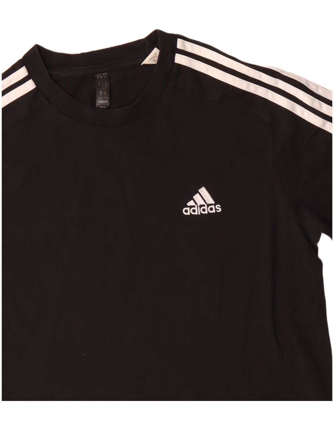 Ανδρικό T-Shirt Adidas Top Μικρό μαύρο βαμβακερό