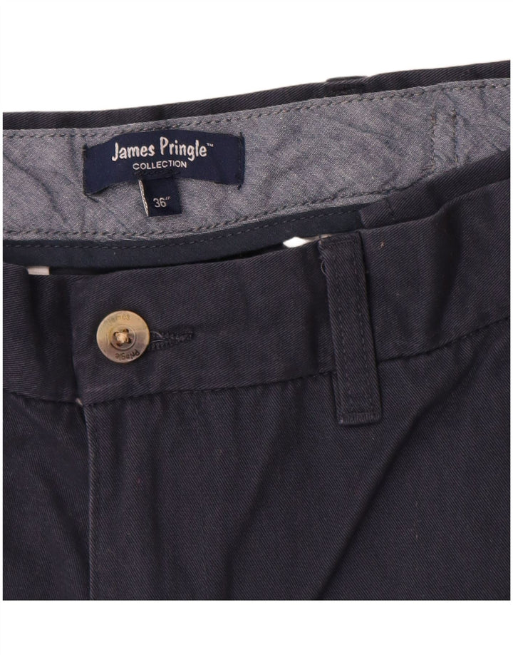 Ανδρικό σορτς chino James Pringle W36 Large Navy Blue από βαμβακερό κλασικό