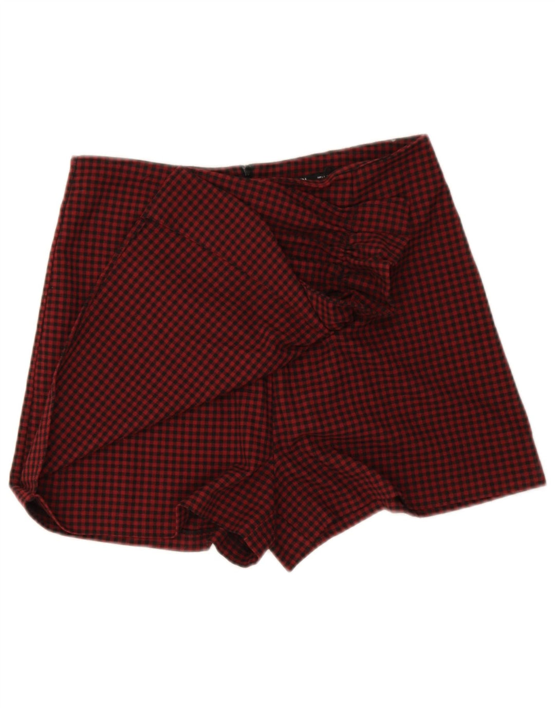 Zara Γυναικείο Casual Σορτς Μεγάλο W30 L3 Κόκκινο Gingham