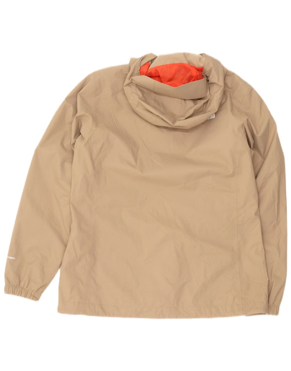 The North Face γυναικείο μπουφάν βροχής με κουκούλα UK 14 Large Beige Polyester