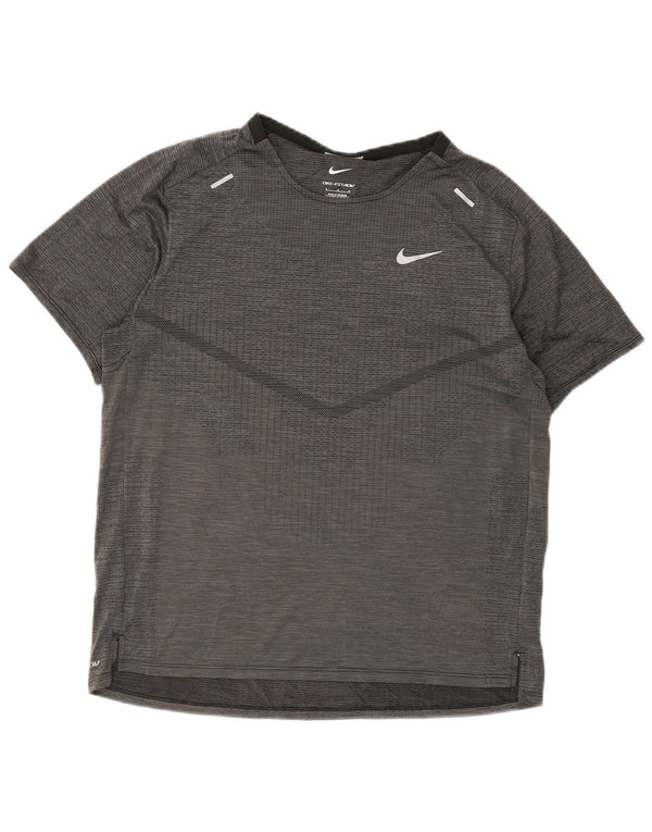 Ανδρικό μπλουζάκι Nike Dri Fit Top Large Grey Polyester Sports