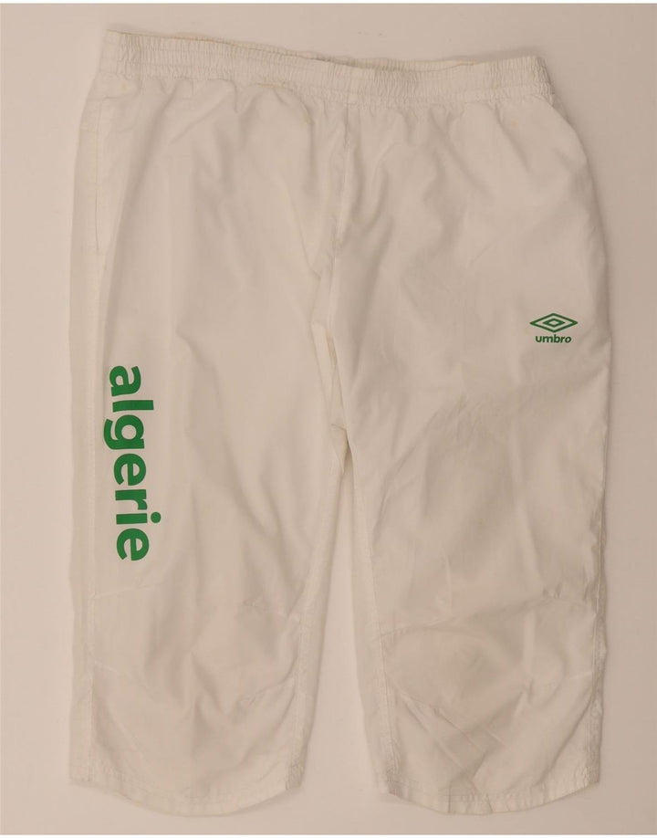 Ανδρικό γραφικό βερμούδα αθλητικό σορτς Umbro 2XL λευκό πολυεστέρα