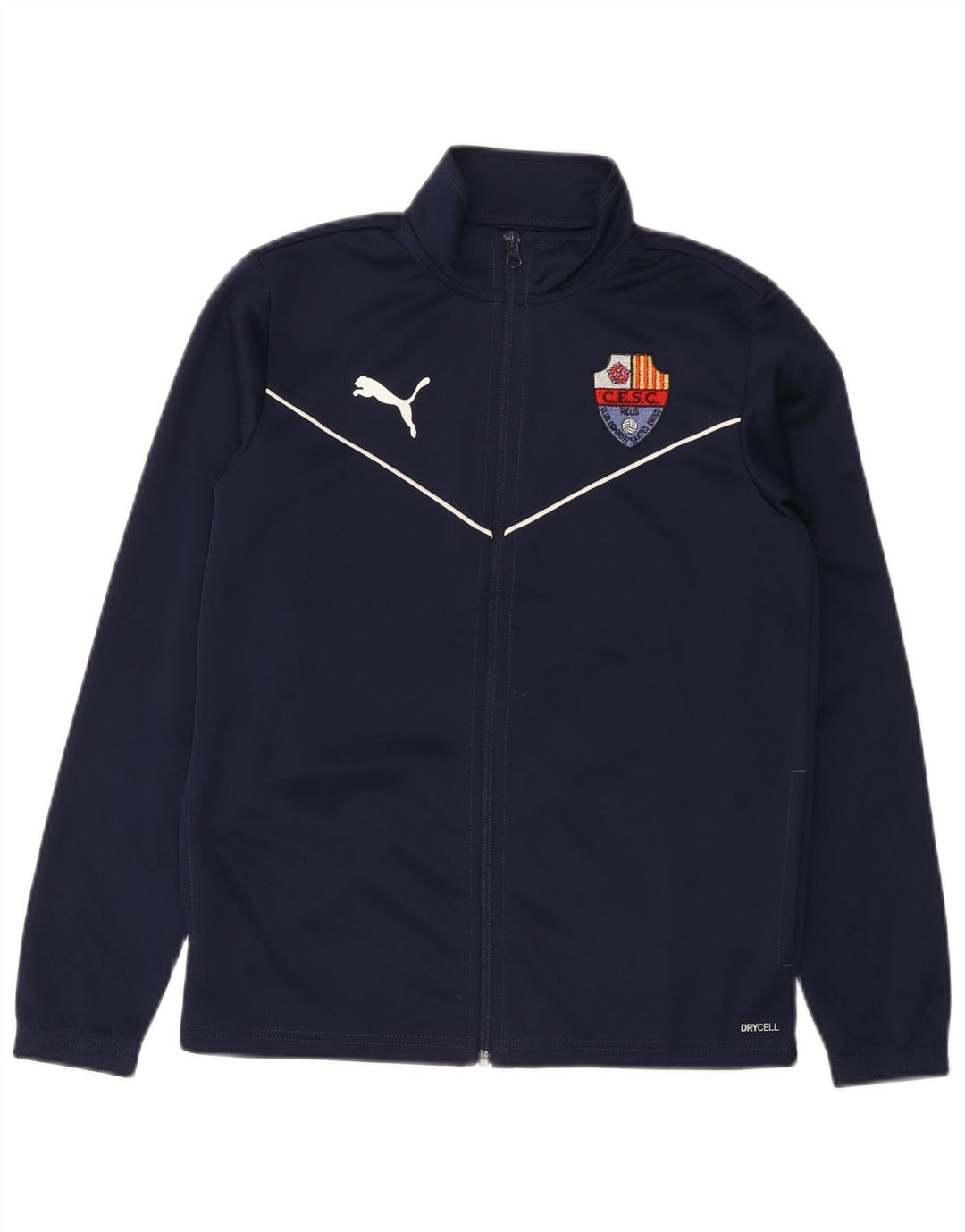 Puma Boys Santes Creus αθλητική φόρμα μπουφάν 13-14 ετών Navy Blue Polyester