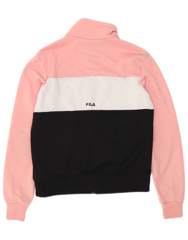 Γυναικεία φόρμα γραφικών Fila Top Jacket UK 6 XS Πολύχρωμο Colourblock