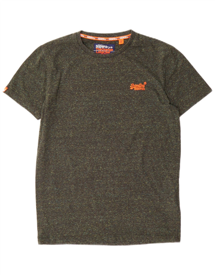 Ανδρικό T-Shirt Superdry Μπλουζάκι από μεσαίο χακί βαμβακερό