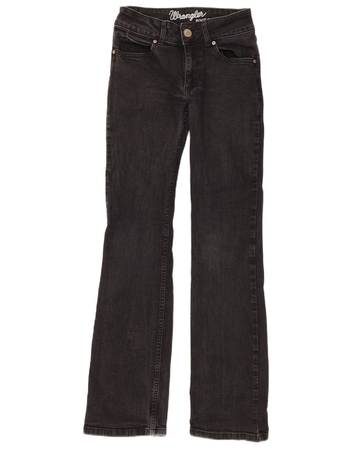 WRANGLER Γυναικείο Bootcut Jeans US 0 XS W26 L32 Μαύρο βαμβακερό