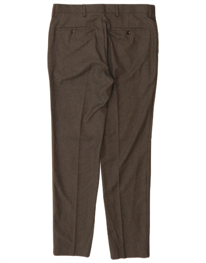 Ανδρικό Skinny Casual Παντελόνι Marks & Spencer W32 L31 Grey Polyester