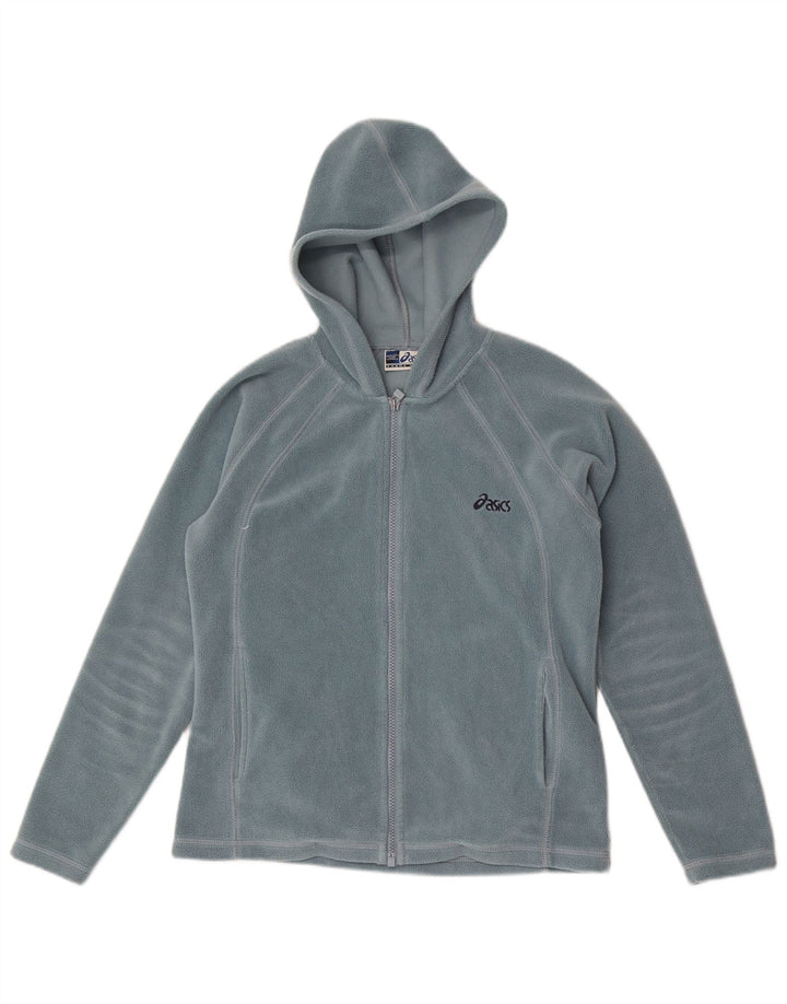 Asics Γυναικείο Fleece Jacket με κουκούλα UK 12 Medium Blue