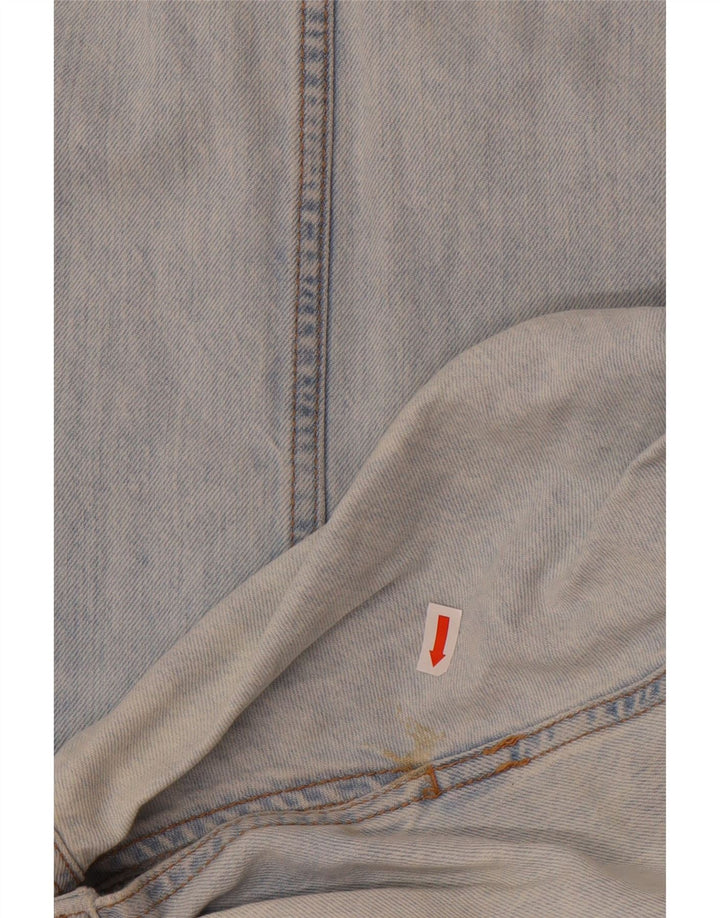 Zara Γυναικείο Τζιν Playsuit UK 16 μεγάλο μπλε βαμβακερό