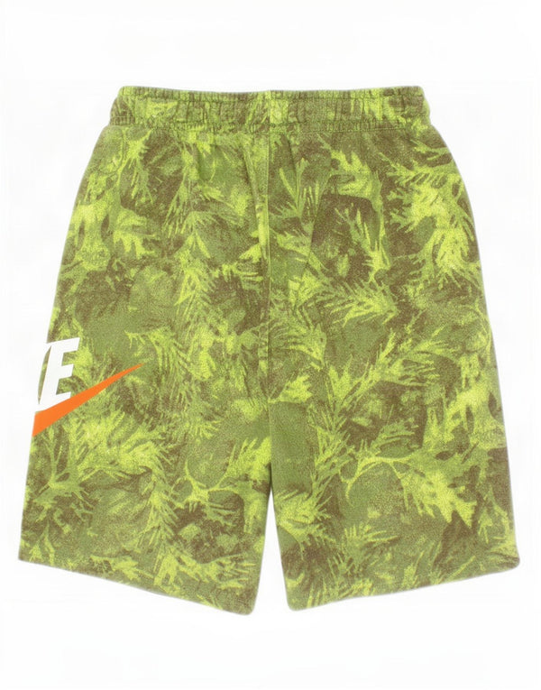 Nike Boys Graphic Sport σορτς 13-14 ετών XL Πράσινο βαμβακερό καμουφλάζ