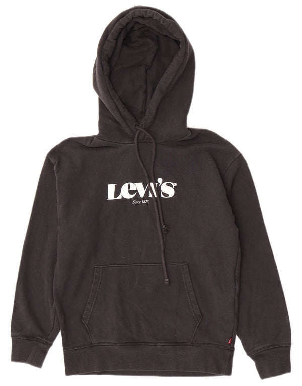 Ανδρικό γραφικό κουκούλα Levi's 2XS μαύρο βαμβακερό