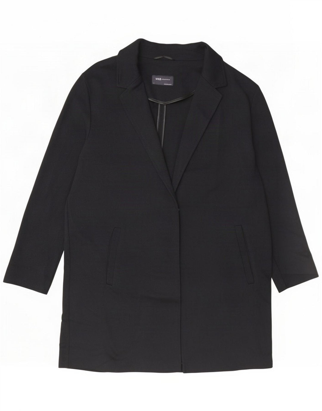Marks & Spencer Γυναικείο πανωφόρι UK 14 Large Black Polyester